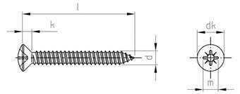 DIN 7983 A4 C 6,3X60 Z