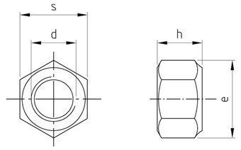 DIN 985 A4-80 M 5 Gleitmo
