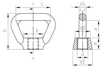 DIN 80704 A4 M 12