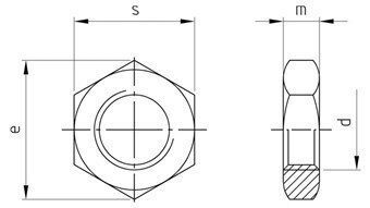 DIN 936 A2 M 24X2