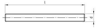 DIN 975 (976) A2 BM 8X20
