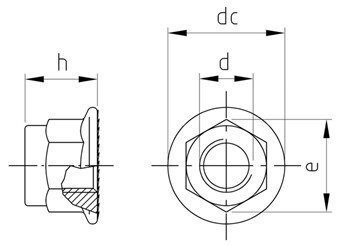 DIN 6926 A4 M 6